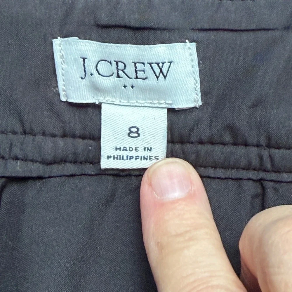 J.Crew Black Watch Plaid‎ Mini Skirt Size 8 Wool Blend Classic Preppy Academia
